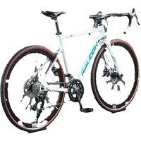 AliExpress NONE Aluminum alloy Gravel Road Bike Racing Bicycle,700c Gravel Bicycles For Man Women ,24/27/16/18 speed,Disc Brake
