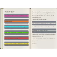 8Pcs Reading Aid Bookmark Help with Dyslexia for kids Guided Reading Strips Highlight Strips Colored Overlay Highlight Bookmarks