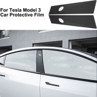 For Tesla Model 3 Automobile Protective Film Protective Film B-pillar Scratch Proof TPU Film Retrofitting Accessories