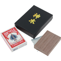 HOLY WOOD by Hanson Chien Magic Tricks Card Thru Wood A Deck Of Cards Gimmicks Props Morphs Into A Wood Block.Close Up Illusions image 3