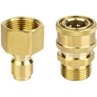 Car Wash Accessories 1/4" Quick Hitch Connect For High Pressure Washer M22 Adapter For Pressure Wash Hose & Wash Gun