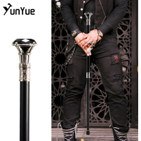 Silver Black Diamond Type Walking Cane Gentleman Elegant Fashion Decorative Walking Stick Vintage Cosplay Crosier Knob Sceptre
