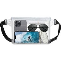 Waterproof Fanny Pack Waist Pouch Triple Zip Dry Bag Phone Passport Holder Beach Swim Kayak Water Sports Cruise Essentials 2026