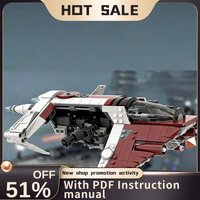 New 678Pcs Famous Star Battle Movie Moc Low Altitude Gunship Model Diy Creative Ideas Bricks Toy Birthday Gift Building Blocks