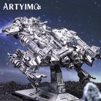 MU Star Destroyer Battleship 3D Metal Puzzle DIY Assembly Kit, Brain Teaser, Office Decor, Birthday Christmas Halloween Gift