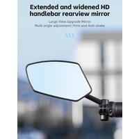AliExpress West Biking WEST BIKING Bicycle Rearview Mirror HD 360° Rotation Adjustable Bike Handlebar Rear View Mirror Bar Ends Mirror Bike Accessories