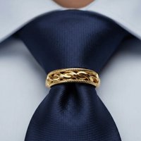 Fashion Alloy D-shaped Tie Buckle Shirt Tie Pin Cuff Links Twists Tie Clip Sliver Accessories for Suit Tie Knot Fixation Banquet