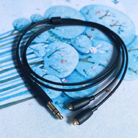 DIY Bluetooth Receiver 45CM length Special Short Cable Custom MMCX Pin connector Equal-length Extension Cable Earpiece Option