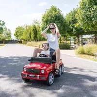 More Powerful Parent-Child Rechargeable Off Road Six Wheel Toy Car with Multi Drive Remote Control for Two Children Sit in