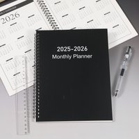 2025-2026 18 Months Monthly Planner Spiral Notebook Agenda Schedule Organizer