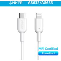 Anker USB Charger Cable USB-C to Lightning Cable Powerline II MFi Certified For iPhone 14 13 Fast Charging Cable USB Data Line