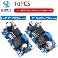10 Uds Regulador de Voltaje Reductor DC-DC LM2596 LM2596S Convertidor Buck Ajustable 3.0-40V a 1.5-35V