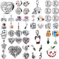 Hot Selling 925 Silver,Family Love, Life Tree Bead Cabin Pendant fit Original Bracelets, DIY Accessories,Exquisite Jewelry