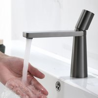 Robinet de lavabo de salle de bain d'hôtel créatif et minimaliste à double température, design Écossaisse, pour eau froide et chaude, pour toilettes et lavabo