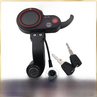 Scooter Speedometer with Key Dial Adjustment for Mileage And Speed 6 Core High And Low Speed Regulation