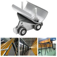 1Pc Stainless Steel Track Roller Wheel Trolley 24mm Pulley Diameter Cable Pulley Track Roller Wheel Trolley
