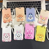 Idol SKZOO Stray Kids Cute Cartoon Card Holder ID Card Holder Bus Meal Card Holder Felix HyunJin Chan Woojin Changbin Fans Gifts