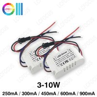 Constant Current 250mA 300mA 450mA 600mA 900mA LED Driver DC 18-39V Power Supply Adapter 6W 7W 8W 9W 10W Lighting Transformers