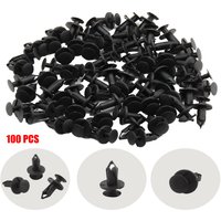 100Pcs Black Longer Long Panel Clips For Vw Transporter T4 T5 T6 Trim Van Carpet Camper Interior Accessories Auto Fastener Clip