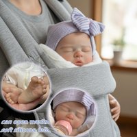 16 Inch Open Mouth Full Solid Silicone Reborn Doll Handmade Painted Unpainted Baby Doll Boneca Reborn Corpo De Silicone