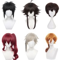 HOLOUN Bungo Anime Cosplay Wig Nakahara Chuuya Dazai Osamu Akutagawa Ryunosuke Suehiro Tetchou Okura Teruko Nakajima Atsushi
