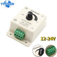Voltage Regulator DC-DC Voltage Stabilizer 8A Power Supply Adjustable Speed Controller LED Dimmer DC 12-24V