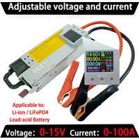 12V 20A 60A 100A Smart Adjustable Battery Charger for Lifepo4 Lithium 4S 14.6V 100A Fast Charger For 0-15V 0-100A Adjustable