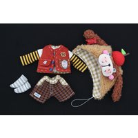 2026 Dula Doll Clothes Dress Puppy pullover plaid jeans set clothes Ob11 gsc Doll Accessories