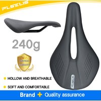 AliExpress plselis Plselis Hollow Breathable Bicycle Saddle Ergonomic Design High Resilience Sponge Soft Comfortable Weighing 240g