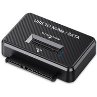 USB To M.2 NVMe SATA SSD Reader/Card Reader M.2 to USB C 3.1 Read/Write Adapter For M2 SSD M Key and B+M Key Hard Drives