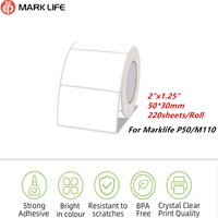Marklife 2"X 1.25" Thermal Stickers Labels for Barcodes,Inventory ,Home ,Office ,Gift Stickers,50*30mm Thermal Colored Label