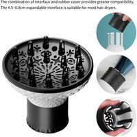 Universal Hair Dryer Diffuser For Curly Wavy Hair Blow Dryer Attachment For Dryer Nozzle Dry Hair Evenly Hair Care Tool