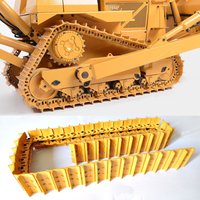 RC Hydraulic Bulldozer Model Track JDM-98A Simulation Metal Walking Track Model Accessories 1/14 Scale toy rc model Parts