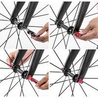 ROCKBROS Ultralight Anti Theft Skewers Road MTB Bike Wheels Locking Security Bicycle Post Quick Release QR Bike Parts 5 Colors
