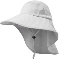 1pcs Wide Brim Sun Hat With Neck Flap For Men Women Adjustable Outdoor 50+UPF Protection Safari Cap Hiking Fishing Hat