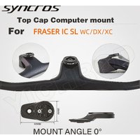 MTB Aluminum Top Cap Computer Mount 0 Degree for Syncros Fraser IC SL WC DC XC Handlebars Xc Stem 1.5/2.0 Garmin/Wahoo/Bryton