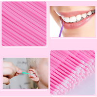 500pcs/lot Eyelash Microblade Lash Extension Makeup Micro Brushes Tool Cleaning Swabs Lift Glue Remover Applicators