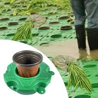 Floating Pond Planter Kits Artificial Reusable Versatile Aquatic Pond Plant Aquatic Pond Planter Island for Pond Greening