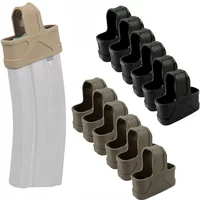 6pcs Tactical 5.56 Fast Magazine Rubber Holster Mag Pull Assist Cage Loops NATO Skull M16 AR15 Paintball Airsoft Gun Accessories