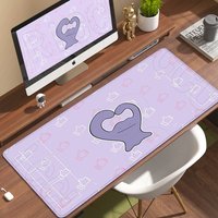 XXL MousePad Ditto Series Single-player Battle Card Playmat Cartoon Pokemon Stitched Edge Rubber Board Game Mouse Pad Desk Mat