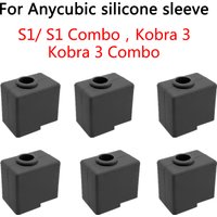 Slicone Sleeve For Anycubic Kobra S1, Kobra 3, Kobra 3 Combo Silicone Socks Hotend Protector Cover Case 3D Printer Accessories
