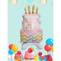 News Stand Cake Balloons Happy Birthday Cake Balloon Birthday Party Decorations Baby Shower Globos
