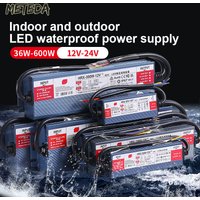 IP67 Waterproof Power Supply DC 12V 24V LED Outdoor Lighting Transformer LED Driver 60W 100W 200W 300W 400W 500W 600W