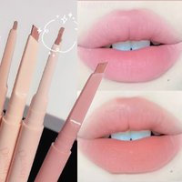 Matte Lip Liner Lipstick Waterproof Long Lasting Plump Velvet Lip Tint Natural 3D Outline Lips contouring Pen Cosmetic For Woman