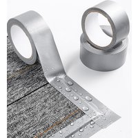 10M Silver Duct Tape Heavy Duty Waterproof Strong Flexible Waterproof and Hand Tear For Home Carpet Binding Repairs No Residue