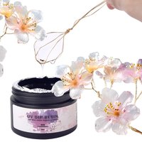 50/100ml UV DIP Resin High Transparency Quickly Drying Glue Crystal Flower Making Liquid High Gloss UV DIP Resin Jewelry Making