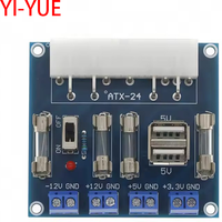 HU-M28W Desktop PC Power ATX Transfer Board Power Adapter Supply Test Module Power Supply Circuit Outlet Module