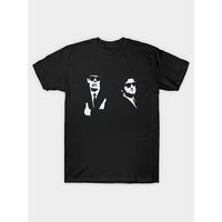 Men's Blues Brothers T-shirt - Fashionable Black T-shirt Summer New Casual Street Clothing Men's and Women's Same T-shirt