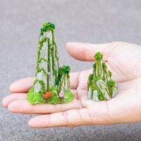 Miniature Fake Mountain Artificial Rockery Decorative Garden Naments Bonsai Landscape DIY Fairy Sandtable Scene Ornament 1PCS