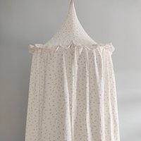 OEKO-Tex Certificated Premium Muslin 100% Cotton Bed Baldachin Hanging Play Canopy for Baby Kids Room